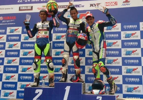 Zefri Adi Finis Terdepan di YCR 1