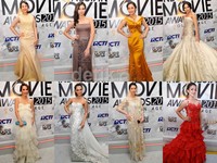 Parade artis cantik di acara Indonesian Movie Awards 2015, mulai dari Chelsea Islan, Yuki Kato, Tatjana Saphira, hingga Bunga Citra Lestari. Pool/Noel/detikFoto.