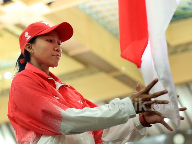 Kontingen Indonesia untuk SEA Games di Lepas
