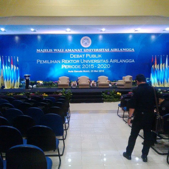 Dipandu CT, 3 Kandidat Bersaing di Debat Calon Rektor Unair Siang Ini