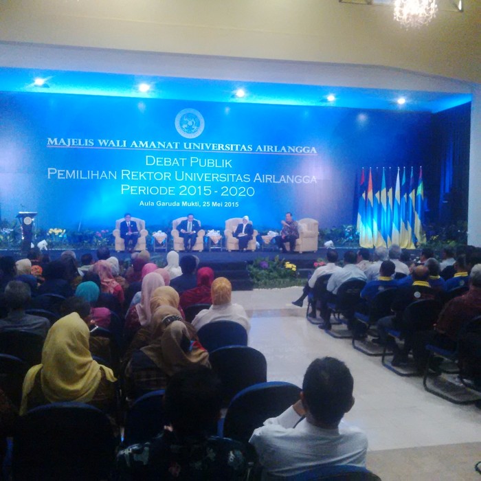 Begini Dialog CT dan 3 Calon Rektor Unair soal Rangking hingga Terobosan