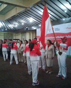 Ketua KOI Lepas Kontingen Indonesia ke SEA Games