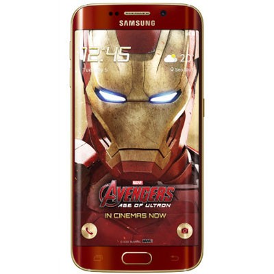 Ponsel Superhero Galaxy S6 Edge Iron Man