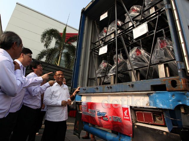 AHM Ekspor Perdana Honda Beat ke Filipina