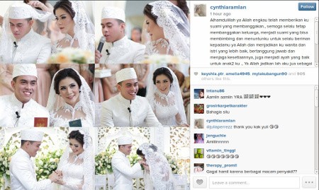 Cerita Bahagia Cynthia Ramlan Usai Menikah