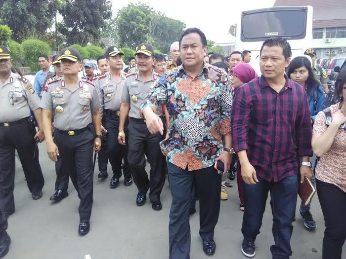 Ditemani Kapolri, Mendang Gobel Blusukan ke Pasar Beras Cipinang