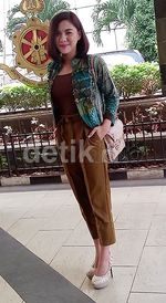 Vicky Shu Sambangi Mabes Polri