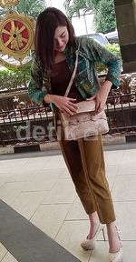 Vicky Shu Sambangi Mabes Polri