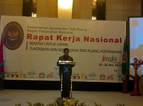 Menteri Ferry Mursyidan Buka Rakernas Evaluasi Program Kerja