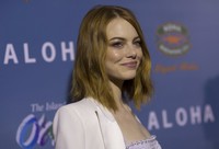 Manisnya senyuman Emma Stone. REUTERS/Mario Anzuoni/detikFoto.