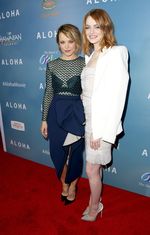 Penampilan Emma Stone di Pemutaran Film 'Aloha'