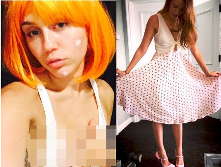 Miley Cyrus Ekspos Payudara (Lagi), Ini Desain Gaun Pertama Blake Lively