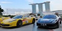 Sekitar 100 Ferrari mengikuti Ferrari Southeast Asia Grand Tour 2015.