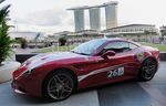 Pengguna Ferrari Keliling Singapura