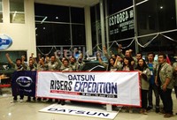 Para risers berpose bareng di diler Nissan Datsun Mlati Yogyakarta.