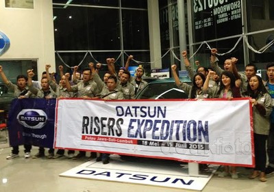 Datsun Risers Tuntaskan Ekspedisi Etape Kedua