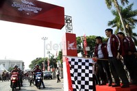 Bekerjasama dengan Kementerian Pariwisata Republik Indonesia, turing sepeda motor skutik Honda ini mengangkat tema 'Honda Smart Adventure'.