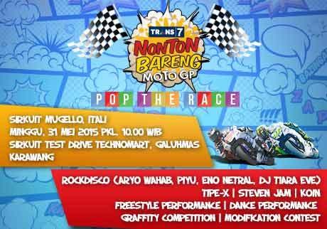 Nobar MotoGP Trans7 Berlanjut di Karawang