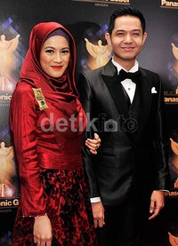 Alyssa dan Dude tampak serasi. Pool/Noel/detikFoto.