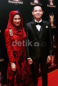 Alyssa dan Dude saat ditemui Hotel Fairmont, jalan Asia Afrika, Jakarta Pusat, Kamis (28/5/2015) malam. Pool/Gus Mun/detikFoto.