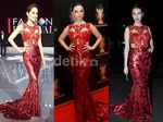 Siapa Lebih Seksi Bergaun Merah Ini, Zaskia 'Gotik', Cinta Laura atau Velove Vexia?