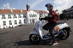 Honda Scoopy eSP Dikenalkan di Kota Tua