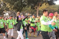 Acara yang digelar di Parkir Timur Senayan tersebut dihadiri pula oleh perwakilan dari Kementerian Kesehatan, yakni Gita Maya Koemara Sakti dari Direktorat Bina Kesehatan Ibu. (Foto: Nita Sari/detikHealth)