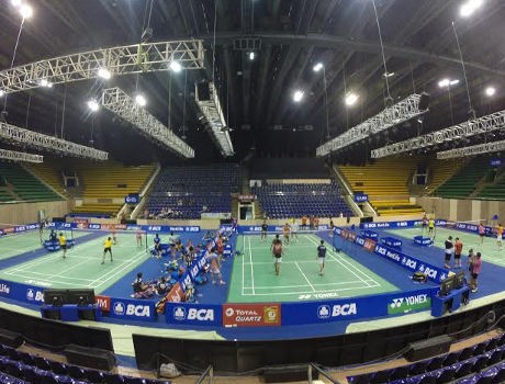 Pemain-Pemain Indonesia Jalani Latihan Perdana di Istora