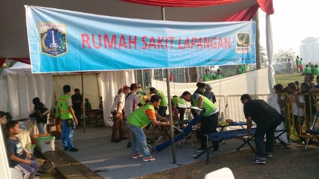 Rumah Sakit Lapangan Siap Siaga Rawat Peserta JI10K