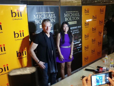 Michael Bolton dan Anggun Saling Puji Jelang Konser An Evening With Grammy Winner