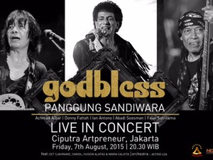 God Bless Gelar Konser Panggung Sandiwara Agustus