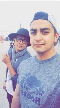 Jordan dan Andy bertemu belum lama ini di Kanada. Keduanya pun berpose bersama. Instagram/jprdannorkett.