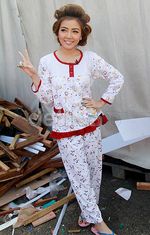Biasa Heboh, Begini Gaya Bella Shofie Cuma Pakai Piyama