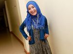 Berhijab Biru, Fatin Shidqia Manis Banget