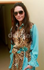 Maia Estianty Berkaftan Leopard, Yay or Nay?