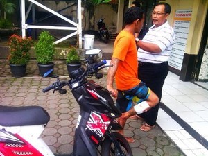 Rampas Motor Matik Pembeli Akik, Brendel Si Residivis Didor Polisi