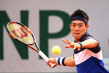 Nishikori Ukir Sejarah, Wawrinka Melenggang