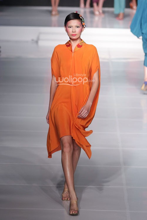 Oscar Lawalata My Name is Asia. Jakarta Fashion & Food Festival 2015 at Ballroom Harris Hotel. Kelapa Gading. Jakarta. [Foto: Mohammad Abduh/Wolipop]