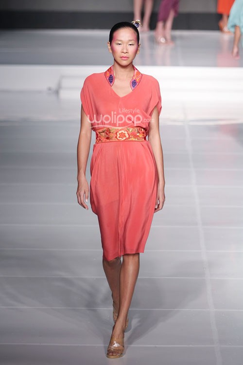 Oscar Lawalata My Name is Asia. Jakarta Fashion & Food Festival 2015 at Ballroom Harris Hotel. Kelapa Gading. Jakarta. [Foto: Mohammad Abduh/Wolipop]