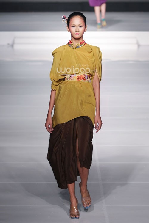 Oscar Lawalata My Name is Asia. Jakarta Fashion & Food Festival 2015 at Ballroom Harris Hotel. Kelapa Gading. Jakarta. [Foto: Mohammad Abduh/Wolipop]