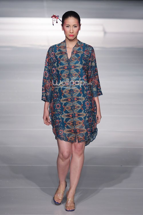 Oscar Lawalata My Name is Asia. Jakarta Fashion & Food Festival 2015 at Ballroom Harris Hotel. Kelapa Gading. Jakarta. [Foto: Mohammad Abduh/Wolipop]