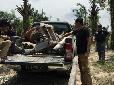 Polisi Amankan 5 Tersangka Penambang Emas Ilegal di Riau