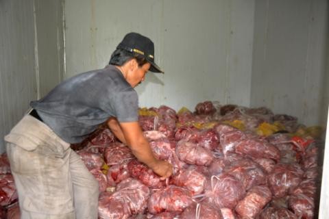 17 Ton Daging Celeng Selundupan Berhasil Digagalkan Barantan