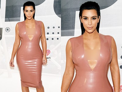 Hamil 3 Bulan, Kim Kardashian Seksi Berbaju Superketat