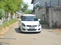     tampilan hatchback Suzuki Swift terbaru yang akan diluncurkan di Indonesia  dalam waktu dekat ini.