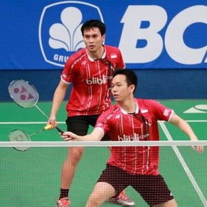 Sempat Kesulitan, Hendra/Ahsan Akhirnya Menang