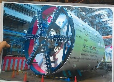 Nama Khusus Disiapkan untuk Bor Raksasa MRT yang akan Melubangi Jl Sudirman