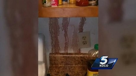 Hiii! Tembok Berdarah Bikin Keluarga Ini Pindah Apartemen