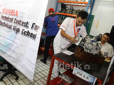 Honda Gelar Uji Kompetensi Teknik Siswa SMK