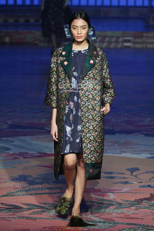 Didi Budiardjo Uri-Uri. Jakarta Fashion & Food Festival 2015 at Ballroom Harris Hotel. Kelapa Gading. Jakarta. [Foto: Mohammad Abduh/Wolipop]